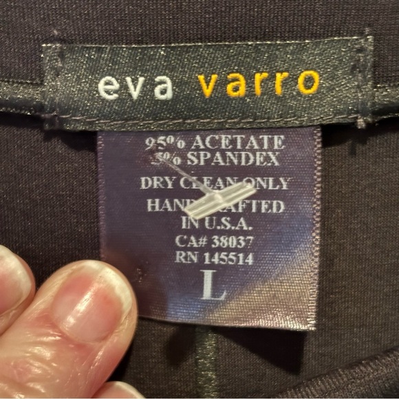 Eva Varro Animal Print A Line Dress, Large, Comfy Throw On Work Church Errands - Picture 5 of 9